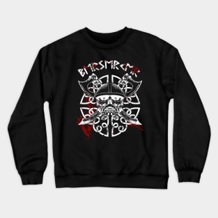 Bloody Warrior Viking Skull, norse Crewneck Sweatshirt